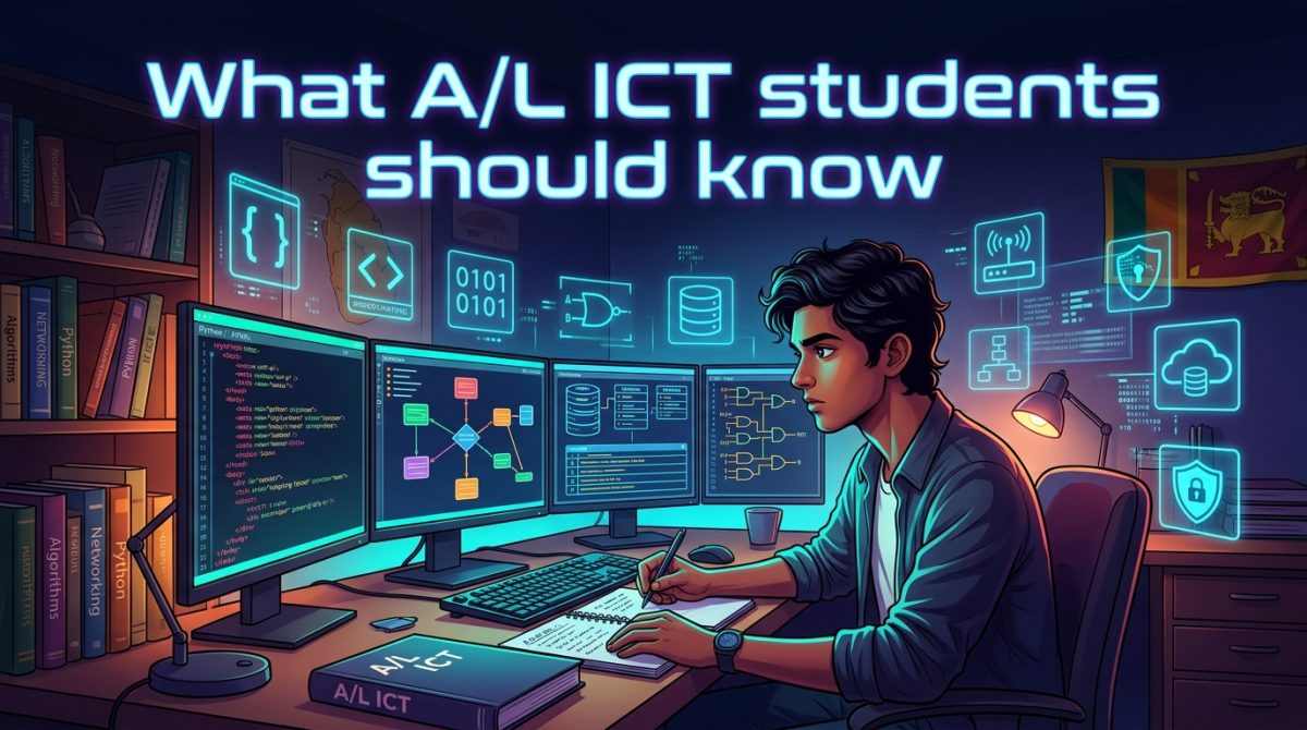A/L ICT විෂය හදාරන සිසුන් දැනගත යුතු දේ